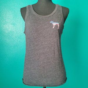 PINK Victoria Secret Grey USA Dog Tank